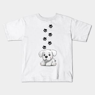 dog paws Kids T-Shirt